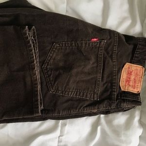 Brown Corduroy Levi Pants